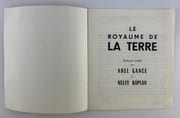 "Le royaume de la terre", scénario inédit par Abel Gance et Nelly Kaplan. par Abel Gance - Nelly Kaplan - Image 2