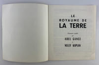 "Le royaume de la terre", scénario inédit par Abel Gance et Nelly Kaplan.
