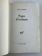 Pages d'écriture. Edition originale. par Jean TARDIEU - Image 3