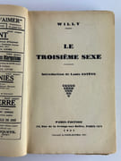 (HOMOSEXUALITE) Le troisième sexe (Le 3e sexe) par WILLY. Introduction de Louis Estève - Image 3