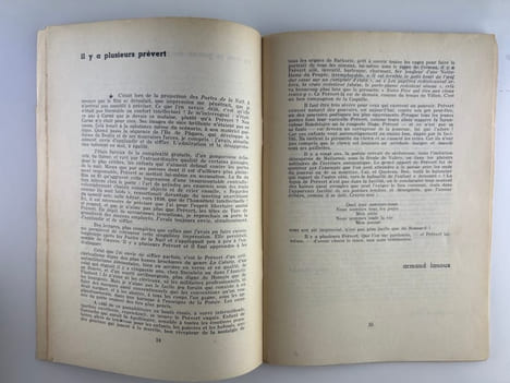 Sortilèges . Numéro double. 3 et 4. Jacques Prévert parmi nous. Textes de Claude Roy, Paul Gilson, Christian Gali, Jean Rousselot, Guy Mercier, ...