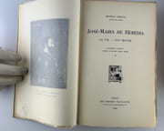 José-Maria de Heredia. Sa vie - son oeuvre. Documents inédits. Douze planches hors texte. En 2 volumes, complet. JOINT Les sources des Trophées (deux planches hors texte).  par Miodrag IBROVAC - Image 3