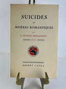 Suicides et misères romantiques par F. CHAFFIOL-DEBILLEMENT - Image 1
