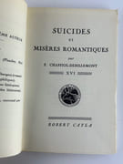 Suicides et misères romantiques par F. CHAFFIOL-DEBILLEMENT - Image 3