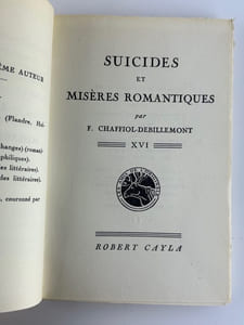 Suicides et misères romantiques