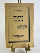 (ESOTERISME - TOTEMISME MAGIQUE) Pierre Volonté. Envoi autographe signé. par L.E.DE PAINI (Elvezia Gazzotti, dite Lotus de Païni). Préface de Paul Bodier. - Image 2