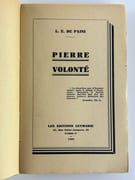 (ESOTERISME - TOTEMISME MAGIQUE) Pierre Volonté. Envoi autographe signé. par L.E.DE PAINI (Elvezia Gazzotti, dite Lotus de Païni). Préface de Paul Bodier. - Image 3