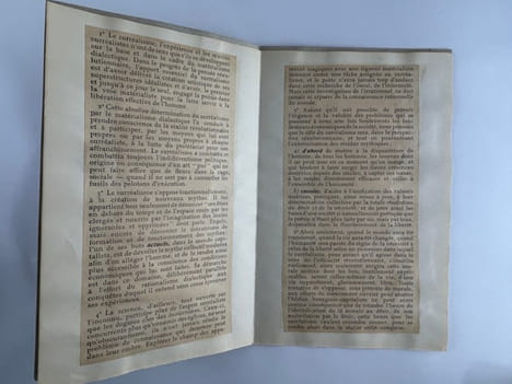 (Surréalisme) CAUSE. Rupture Inaugurale. Déclaration adoptée le 21 Juin 1947 par le groupe en France pour définir son attitude préjudicielle a l'égard ...
