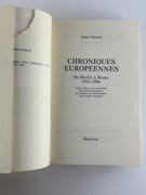 Chroniques européennes. De Berlin à Rome 1931-1958 par Janet FLANNER. Textes choisis et rassemblés par Irving Drutman, traduits de l'américain par Laure Vernière.  - Image 3