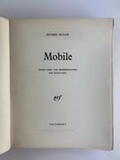 MOBILE. Etude pour une représentation des Etats-Unis. Tirage de tête. Premier papier. Un des 25 exemplaires sur Hollande van Gelder.  par Michel BUTOR - Image 3