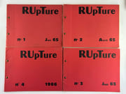 (Surréalisme - Revue poétique ) RUpTure  N°1 janvier 1965, N°2 avril 65, N°3 juillet 1965, N°4 1966 par Groupe RUpture : Jean-Pierre Lemaire, Jean-Claude Charbonnel, Monique Charbonel, Pascal Colard - Image 1