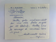 Serge Léon Alalouf. Deux correspondances émanant du secrétariat du célèbre guérisseur toulousain. par Serge Léon Alalouf - Image 3