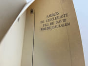 L'Ecclésiaste. Paroles de l'Ecclésiaste, fils de David, roi de Jérusalem. par  - Image 3