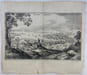 (Gravure ancienne) Merian Mattha&uuml;s - Massilia, Marseille. Vue dite "au gros arbre" Vers 1636-1644. Merian MATTHAUS (1593-1650)