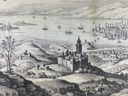 (Gravure ancienne) Merian Matthaüs - Massilia, Marseille. Vue dite "au gros arbre" Vers 1636-1644 par Merian MATTHAUS (1593-1650) - Image 3