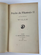 (SYMBOLISME - BELGICANA) Récits de Rhamsès II.  Envoi autographe signé de Willy.  par Rhamsès II (pseud. Raphaël LANDOY 1856 - 1924, Belgique). Préface de Willy (Henri Gauthier-Vilars) - Image 5