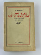 La Nouvelle Revue Française dans l'histoire des lettres 1908-1937. Envoi autographe signé à Emmanuel Mounier.  par Lina MORINO - Image 2