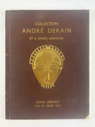 Collection André Derain et à divers amateurs. Hôtel Drouot 9 - 10 - 11 mars 1955. 1/ Collection André Derain : Objets de Chine de Haute Epoque - Antiquités Classiques - Art Primitif Africain - Art Primitif d'Amérique du Nord - Art Populaire et Folklorique - Moyen Age et Renaissance. 2/ Collection de Monsieur F. : Objets d'art de Chine. 3/ Collection de Monsieur X... 4/ A divers alateurs : Objets d'ARt de Chine de Haute Epoque - Objets d'art d'Orient - Art Primitif dAfrique et d'Océanie - Art d'Amérique Préhispanique - Antiquités classiques - Haute curiosité - Tapis d'orient.  par Commissaires priseurs : Mr Maurice Rheims, Mr Boisgirard, M. Michel Beurdeley, M. Jean Roudillon, Mr Champetier de Ribes.  - Image 1
