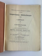 Importante Bibliothèque sur l'Amérique et l'anthropologie. Succession de M. le Docteur L. Capitan. Hotel Droupt, salle n°8. 24 - 25 - 26  - 28  mars 1930 par Commissaires-priseur F. Lair-Dubreuil, Georges Tixier, André Portier - Image 2