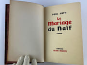 Le mariage du Naïf. Edition originale. par Paul GUTH - Image 2