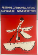(Beaux Arts - Affiche d'exposition) Festival d'automne à Paris. septembre Novembre 1973.  par Fernadez ARMAN - Image 1