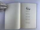 40 CHANSONS ET DECHANSONS. . Compos&eacute;es par Tristan TZARA, illustr&eacute;es par Jacques Herold.  Pr&eacute;face par Claude Sernet.