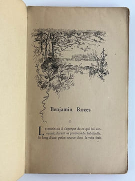 Benjamin Rozes. Nouvelle naturaliste. . Léon HENNIQUE. Illustrations de Am. Lynen