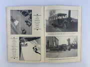 CODE DE LA ROUTE EN IMAGES. Elaboré par les Sociétés Bruxelloises d'Auto-Transports les Taxis Verts. Offert par les Usines De Keyn Frères. 40 croquis et 12 photographies de scènes d'accident.  par  - Image 6