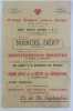 (Seconde Guerre Mondiale - Collaboration) Tract pour le Grand Congr&egrave;s National J.N.P. du 25 et 26 septembre 1943 &agrave; la Mutualit&eacute;. Au verso bulletin ...