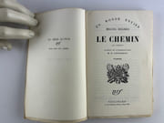 Le Chemin (El camino) Traduit de l'espagnol par M.-E. Coindreau. TIRAGE DE TETE. Un des 40 exemplaires sur vélin pur fil Lafuma Navarre. Seul grand papier et portant le numéro UN.  par Miguel DELIBES - Image 3