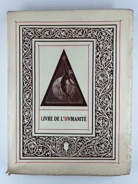 Le Livre de l'Humanité. Envoi de l'auteur à Louis de Gonzague Frick.. Edouard DAANSON 