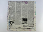 Pierre Mabille - Oeuvre originale sur papier journal. Technique mixte (encre, guache). Signée et datée au crayon par l'artiste. par Pierre MABILLE - Image 5
