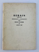 Jean Berain (1640-1711). Ornemantiste et dessinateur des menus plaisirs de Louis XIV. par Catalogue d'exposition - Image 1