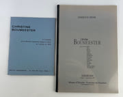 Christine Boumeester, à l'occasion de la dixième exposition depuis le décès de l'artiste en 1971. Exposition du 5 au 23 décembre 1973 par Christine BOUMEESTER. Texte de Henri Goetz.  - Image 1