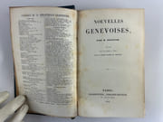 Nouvelles genevoises. Précédées d'une lettre adressée à l'Éditeur par le Comte Xavier de Maistre. Le Presbytère. La Bibliothèque de mon oncle. L'Héritage. Le Col d'Anterne. Le Lac de Gers. La Vallée de Trient. La Traversée. Le Grand Saint-Bernard. La Peur. par Rodolphe TÖPFFER - Image 3