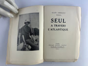 (Première transatlantique en solitaire)  Seul, à travers l'Atlantique.  par Alain GERBAULT - Image 3