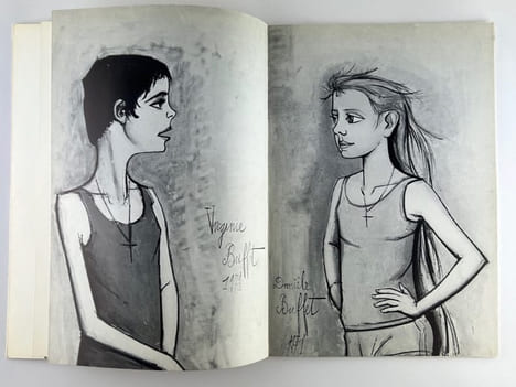 Bernard Buffet 71 (Virginie et Danièle). Bernard Buffet