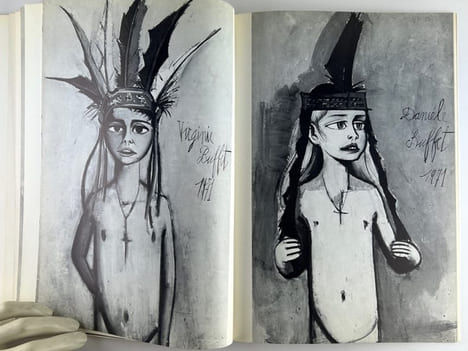 Bernard Buffet 71 (Virginie et Danièle). Bernard Buffet