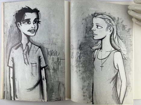 Bernard Buffet 71 (Virginie et Danièle). Bernard Buffet