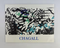 MARC CHAGALL. Carton d'invitation au vernissage de l'exposition le mardi 16 d&eacute;cembre (1969) illustr&eacute; en lithographie en  couleurs. Marc CHAGALL