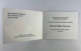 Carton d'invitation au vernissage de l'exposition Sonia et Robert Delaunay le 13 d&eacute;cembre 1977 &agrave; la Biblioth&egrave;que Nationale.  . Sonia et Robert ...