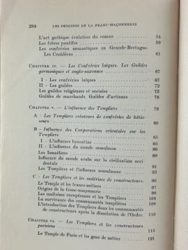 Les origines religieuses et corporatives de la franc-maçonnerie. L'influence des templiers. ENVOI À JACQUES DEBÜ-BRIDEL. . Paul NAUDON