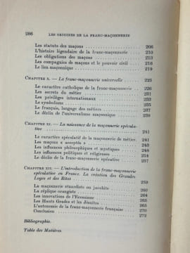 Les origines religieuses et corporatives de la franc-maçonnerie. L'influence des templiers. ENVOI À JACQUES DEBÜ-BRIDEL. . Paul NAUDON