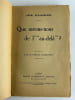 Que savons-nous de l'au-del&agrave; ?. Henry DECHARBOGNE. Pr&eacute;face de Camille Flammarion.