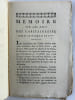 (R&eacute;volution fran&ccedil;aise - Cahiers de dol&eacute;ances - Capitaineries royales de chasse) M&eacute;moire sur les abus des capitaineries. Par le Marquis de G.  JOINT : ...