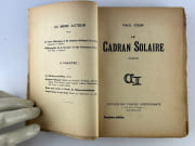 (BELGICANA) Le Cadran solaire - Roman. Envoi autographe signé à Roger Parent. par Paul COLIN (1890-1943) - Image 3
