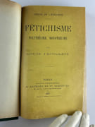 Réunion des 15 premières oeuvres de Louis Jacolliot, certaines en édition originale : 1 La Bible dans l'Inde, ou la Vie de Iezeus Christna, nouvelle édition, 1881. 2 Les Fils de Dieu, nouvelle édition. 3 Christna et le Christ - Lingam - Nara - Spritus sanctus - Phallus - Priape - Le cygne de Léda - La colombe de Marie. 4 Histoire des Vierges. Les Peuples et les continents disparus, 1879. 5 La Genèse de l'Humanité, 1876 (EO). 6  Fétichisme, polythéisme, monothéisme. La genèse de l'humanité. La terre et l'homme - Traditions indoues et chaldéennes - La légende de la Genèse dans l'Inde, 1879. 7 Le Spiritisme dans le monde. L'initiation et les sciences occultes dans l’Inde et chez tous les peuples de l’Antiquité, 1879. 8 Les Traditions indo-asiatiques, 1876 (EO). 9 Les Traditions indo-européennes et africaines, 1876 (EO). 10 Le Pariah dans l'Humanité, 1876 (EO). 11 Les Législateurs religieux : Manou, Moïse, Mahomet, 1876 (EO). 12  La Femme dans l'Inde. La femme aux temps védiques, aux temps brahmaniques et dans l'Inde de la décadence, 1877 (EO). 13 Rois, prêtres et castes, 1877 (EO). 14 Les Législateurs religieux : Manou, Moïse, Mahomet. Traditions religieuses comparées avec commentaire, 1880. 15 L'Olympe brahmanique. La mythologie de Manou, 1881 (EO).  par Louis JACOLLIOT - Image 9