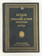 Katalog der Gemälde-Sammlung der königlichen Älteren Pinakothek zu München, mit einer historischen Einleitung von Dr Franz von Reber. Ausgabe mit 200 Abbidlungen.  par Einleitung von Dr Franz von Reber. - Image 1