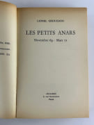 Les petits anars. Novembre 69 - Mars 71. Envoi autographe signé, avec cachet personnalisé et humoristique, de l'auteur. par Lionel CHOUCHON - Image 4