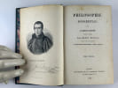 Philosophie fondamentale/ Pr&eacute;c&eacute;d&eacute;e d'une Lettre approbative de Monseigneur Dupanloup, &eacute;v&ecirc;que d'Orl&eacute;ans. En 3 volumes, complet. . Jacques BALMES. ...